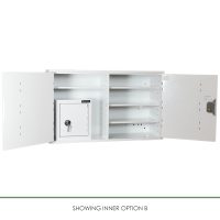 CMED403B medicine cabinet with internal controlled drugs cabinet