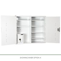 CMED404A Medicine Cabinet with Internal Controlled Drugs Cabinet