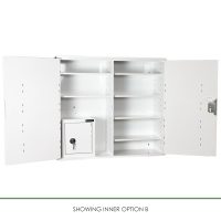 CMED404B Medicine Cabinet with Internal Controlled Drugs Cabinet