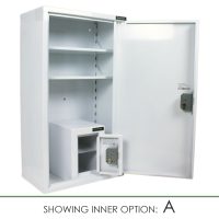 CMED350 medicine cabinet with internal controlled drugs cabinet A
