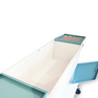 large secure medical records trolley