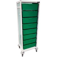 Double Height CareKart | 4 x 80mm, 5 x 160mm Drawers | CK119 - Image 2